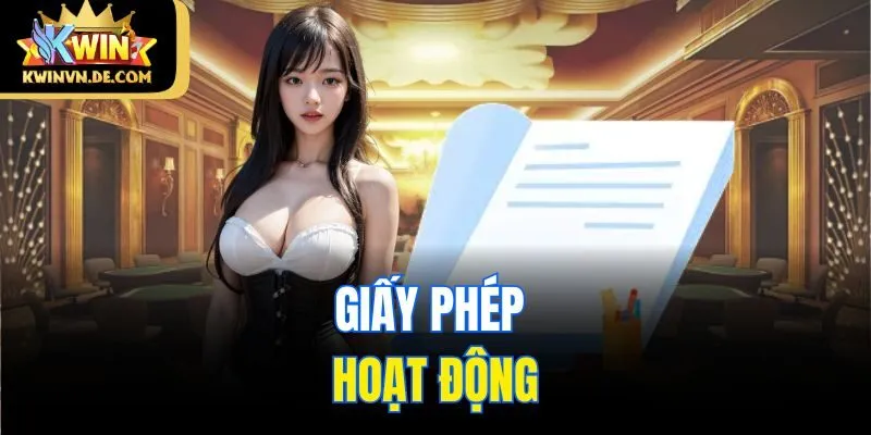 Giấy phép hoạt động hợp pháp